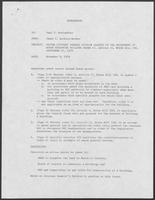Memo from Janet S. Barkley-Booher to Paul T. Wrotenbery regarding Second Attorney General Opinion Request on the Department of Human Resources Building Rider, November 9, 1979