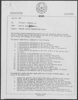 Memo from David Dean to Bill Clements, June 22, 1981