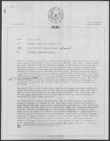 Memo from David Herndon to William P. Clements Jr., regarding Bilingual Education Ruling, July 13, 1982