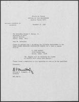 Appointment letter from William P. Clements to George S. Bayoud, Jr., December 18, 1989