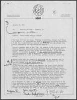 Memo from David A. Dean to William P. Clements regarding Texas Felony Habitual Statute, January, 23 1981