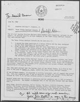 Memo from David A. Dean to William P. Clements regarding Texas Felony Habitual Statute, 26 June 1980