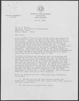Letter from Governor William P. Clements, Jr., to T.L. Austin, May 12, 1982