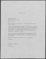 Correspondence between William P. Clements, Jr. and Varrel E. Abbott, April 28 - May 29, 1987