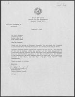 Correspondence between Joy S. Burgum and Pete Wassdorf regarding the proposed pre-release facility, January 22 to February 1, 1988