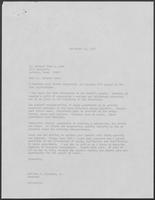 Correspondence between William P. Clements and Lt. Colonel Fred A. Luke regarding tax increases, July 20, 1987 and September, 28 1987