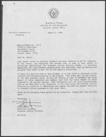 Correspondence between William P.Clements, Rider Scott and Melvin Brown, Jr., June 29- August 4, 1989