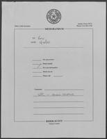 Memo from Scott Rider to Knox Fitzpatrick, June 20, 1990