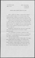 Press release titled "Governor Clements Announces Education Task Force," March 13, 1987