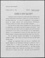 Statement of Governor Bill Clements following his Veto of Senate Bill 1, May 22, 1990