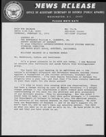 News release from William P. Clements, Jr., February 21, 1974