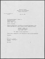 Appointment Letter from William P. Clements to George S. Bayoud, Jr., July 20, 1989