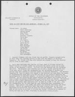 Notes on Staff Meeting held Wednesday, October 24, 1979