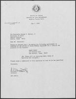 Appointment letter from William P. Clements to George S. Bayoud, Jr., May 2, 1990