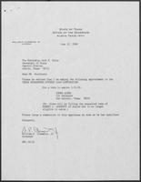 Appointment letter from William P. Clements to Jack M. Rains, June 12, 1989