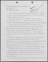 News release from the Office of Governor William P. Clements, Jr., announcing the governor's support of repealing "prevailing wages" on construction projects, April 21, 1979