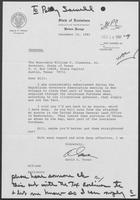 Letter from Governor David C. Treen to Governor William P. Clements, Jr., December 12, 1981