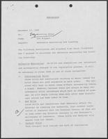 Memo from Lee Biggart to Steering Group, regarding defensive monitoring and tracking, December 17, 1980