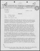 Memorandum from W. Timothy Dowd to Governor William P. Clements, Jr., December 3, 1979