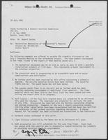 Letter from Craig A. Estes to the State Purchasing & General Services Commission, July 20, 1981
