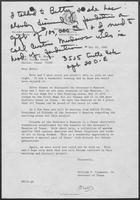 Letter from Governor William P. Clements, Jr. to Algar H. Meadows, May 29, 1980