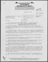 Letter from Ernest Adams to William P. Clements, February 25, 1981