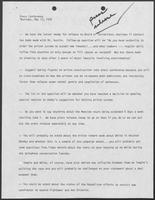 Briefing for Governor William P. Clements, Jr., press conference questions regarding Texas Board of Corrections, May 13, 1982