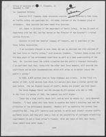 Press Release from the Office of Governor William P. Clements Jr. regarding creation of Governor's Task Force on Traffic Safety, December 4, 1981