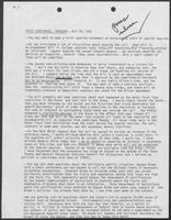 Press conference brief, July 16, 1981