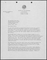 Letter from William P. Clements Jr. to Mark White, October 14, 1980