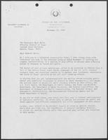 Letter from Governor William P. Clements, Jr., to Attorney General Mark White, November 20, 1979