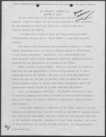 Article by Governor William P. Clements, Jr., regarding his first year of administration, undated