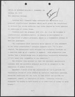 News release from Governor William P. Clements, Jr., regarding opposition to the Texas Legislature's proposal to delegate its review authority, October 25, 1979