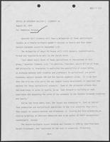 News release from the Office of Governor William P. Clements, Jr., regarding People to People goodwill tour of Russia and Eastern Europe, August 31, 1979