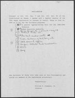 Notes for the Special Session of the 70th Texas Legislature, 1987