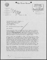 Letter from J.E. Buster Brown to William P. Clements regarding Curbing the Attorney General's Power, January 10, 1990