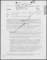 Memo from Karl Rove to William P. Clements regarding Veto of Agriculture Department Sunset, April 14, 1989