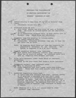 Report titled, "Proposals for Consideration in Drafting Legislation for Workers' Comp Laws," April 6, 1988