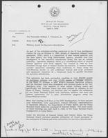 Memo from Rider Scott to William P. Clements regarding Military Assets for Narcotics Interdiction, April 5, 1988