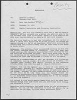 Memo from Mary Jane Manford to William P. Clements, December 18, 1990