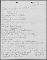 Handwritten notes titled "Cap Form, seed money - State Funds", November 4, 1986