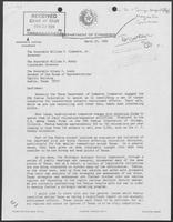 Letter from Ed Vetter to William P. Clements, Jr., William Hobby, and Gibson Lewis, March 23, 1989