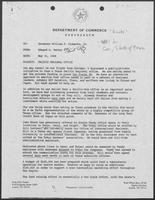 Memo from Ed Vetter to William P. Clements, Jr., regarding Pacific Regional Office, May 31, 1988