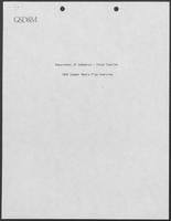 Report titled "Department of Commerce - Texas Tourism: 1988 Summer Media Plan Overview"