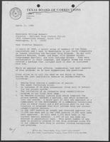 Letter from Charles Terrell to William Bennett, Director--National Drug Control Policy, March 13, 1990