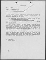 Memo from Jim Kaster to William P. Clements, Jr., regarding Teacher Retirement System, February 6, 1987