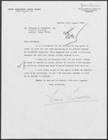 Letter from Irene Iribarren Lopez-Rubio to William P. Clements regarding Guidepost article and trip to Spain, August 24, 1988