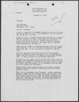Letter to The President (Bush) from Peter O'Donnell, December 17, 1990