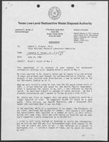 Memo from Lawrence R. Jacobi, Jr. to Edward C. Bingler regarding Brock's May 2 letter, June 14, 1988