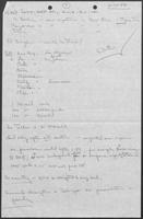 Handwritten notes by William P. Clements regarding Superconducting Super Collider, February 15, 1988